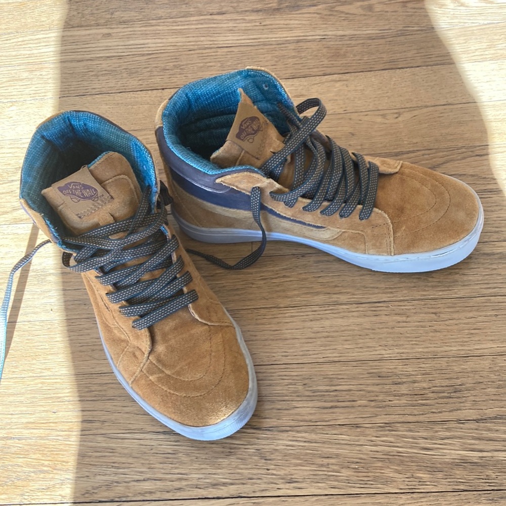 VANS Off The Wall SK8-Hi Suede High top brown Men's 6.5 Women’s 8 , No box